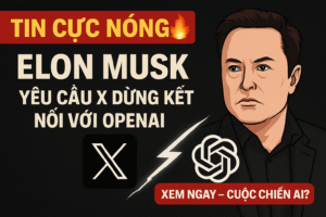 Tin Cực Nóng: Elon Musk Yêu Cầu X Dừng Kết Nối Với OpenAI – Xung Đột Quyền Lực?
